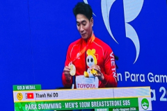 Đỗ Thanh Hải giành HCV đầu tiên cho thể thao người khuyết tật Việt Nam tại ASIAN Para Games 5
